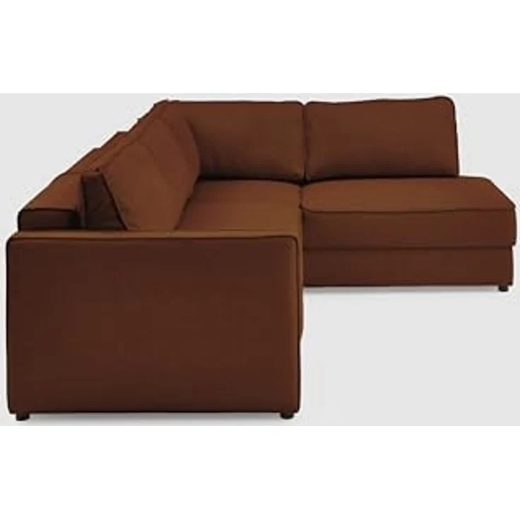 ATLANTIC home collection Eckgarnitur Chill, inkl. Schlaffunktion (ca. 135x230 cm), inkl. Bettkasten, frei im Raum stellbar, Wellenunterfederung, Ecke rechts – Bild 3
