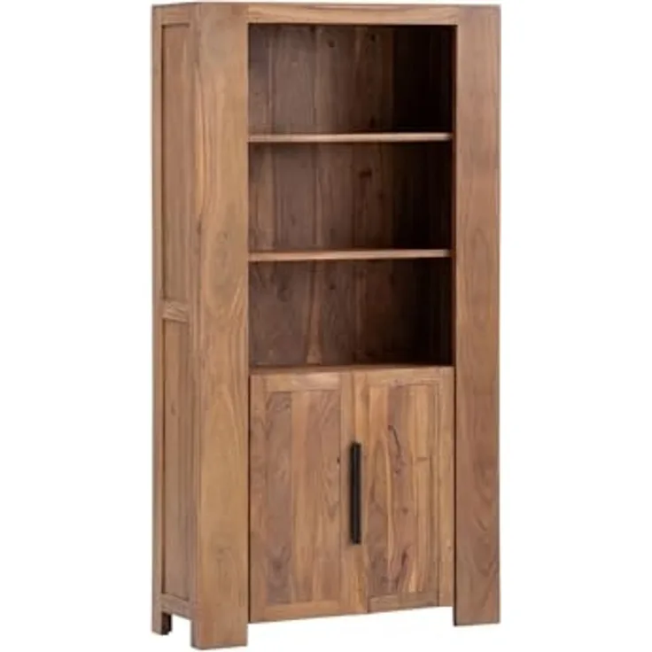Bücherschrank Osbon Akazie – Natürliches Design & viel Stauraum