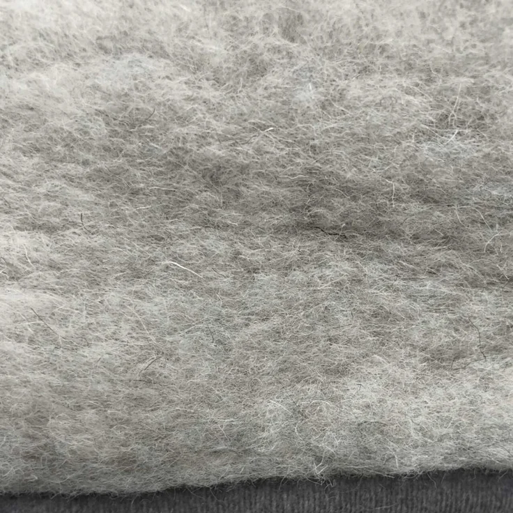 Wolldecke Merino Farbe: Grau | Größe: 140 x 200 – Bild 3