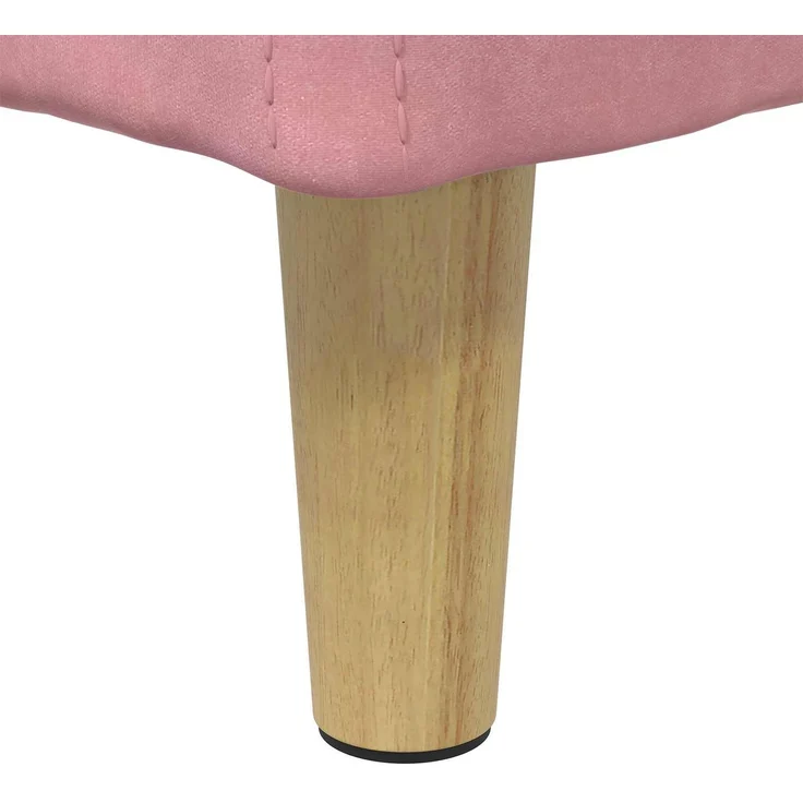 vidaXL Ottoman mit Stauraum Rosa 40 x 40 x 45 cm Samt 876813 – Bild 8