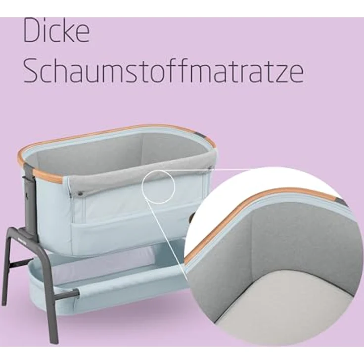 Maxi-Cosi Babybett/Beistellbett Iora, Essential Grey – Bild 5