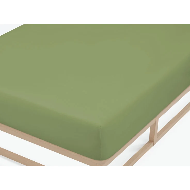 biberna Feinjersey-Spannbetttuch 0077144, fichte, 1x 180x200 cm - 200x200 cm – Bild 1