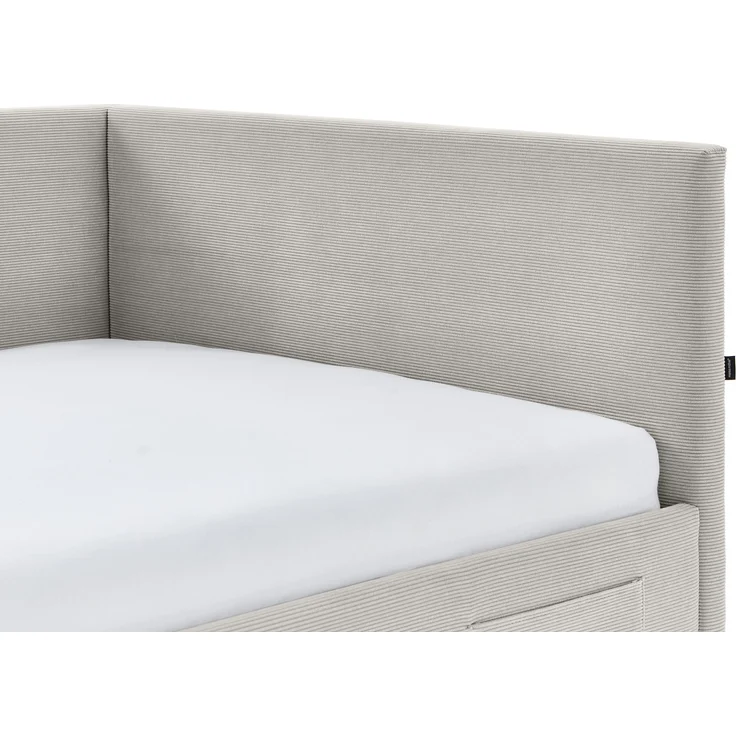Polsterliege >Cool< Liegefläche 120x200cm, Scala Beige, Stellmaß: 130x90x210cm (BxHxT) – Bild 4