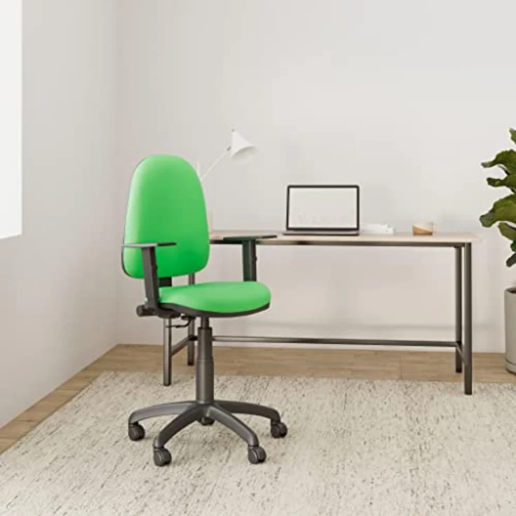 Piqueras y Crespo AYNA Bali-Stuhl, Pistaziengrün, verstellbare Arme, Büro, Stoff, 115 x 46 x 40 cm – Bild 3