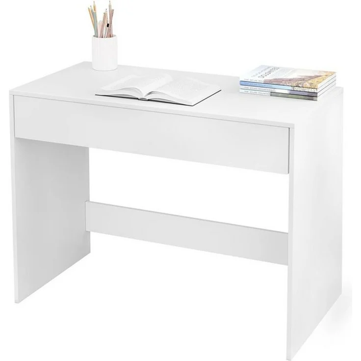 EUGAD Schreibtisch (1-St), Bürotisch PC Tisch mit Schublade&Stauraum – Bild 4