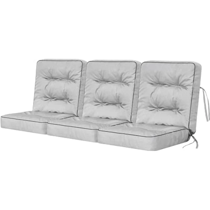 Bjird Bankauflage Venus 50 cm, 60 cm, 100 cm, 120 cm, 150 cm, 180 cm, (3 St), für Gartenbank und Hollywoodschaukel – Bild 2
