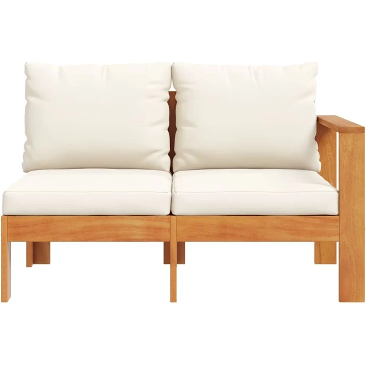 vidaXL Gartensofa mit 1 Armlehne 2-Sitzer Massivholz Akazie 367624 – Bild 3