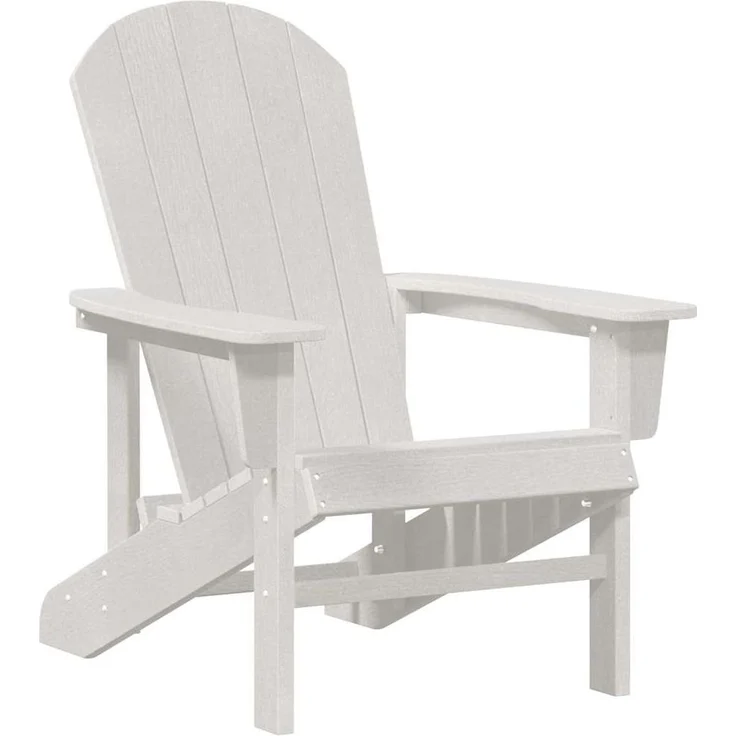 vidaXL Adirondack-Stuhl Weiß 82 x 74 x 92 cm HDPE 42006621 – Bild 1
