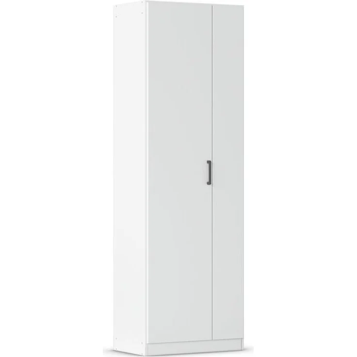 rauch Allrounder, Garderobenschrank, Mehrzweckschrank, 2-türig, mit 4 Einlegeböden, Farbe Weiß, BxHxT 69x210x41cm – Bild 3