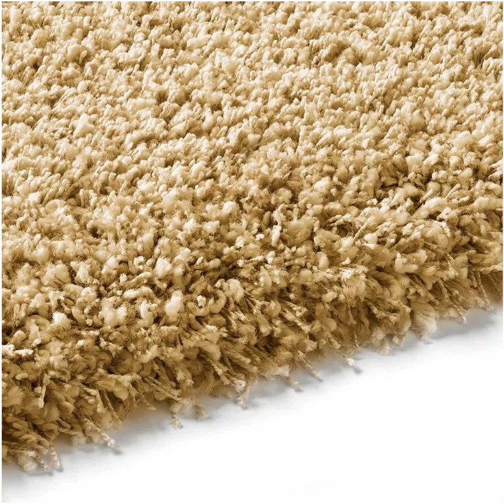 TaraCarpet Langflor-Teppich Ragolle Twilight, rechteckig, Höhe: 60 mm, Shaggy Hochflorteppich gold Wohnzimmer Schlafzimmer 080x150 – Bild 2