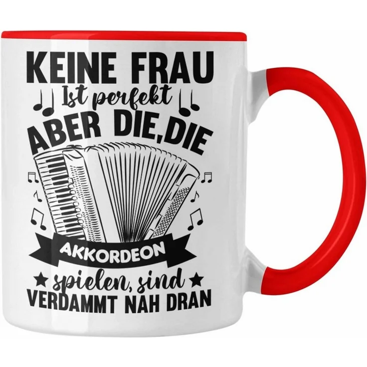 Trendation Tasse Trendation - Akkordeon Tasse Geschenk Akkordeon-Spielerin Geschenkidee – Bild 1