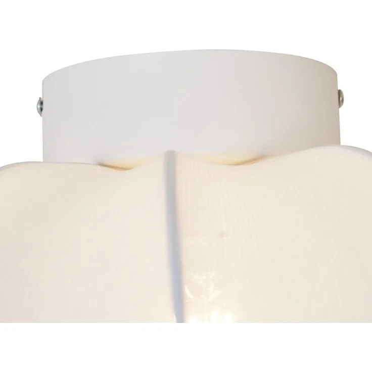 Qazqa Deckenleuchte Plu ayesha, ohne Leuchtmittel, E27, Weiß, Japandi, Textil, 1-flammig – Bild 3