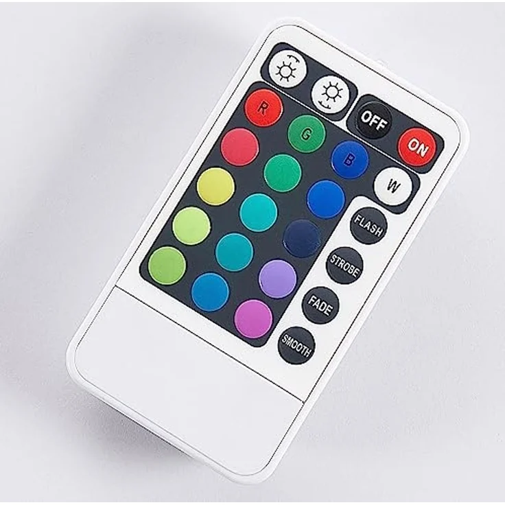 Lindby Stehlampe Hadis, Enthalten, 10,5 W LED + RGB-LED, Farbwechsel RGB + weiß – Bild 6