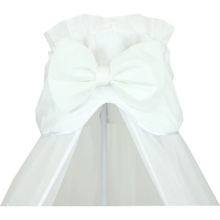 TupTam Betthimmel TupTam Babybett Himmel mit Schleife Transparent – Bild 1