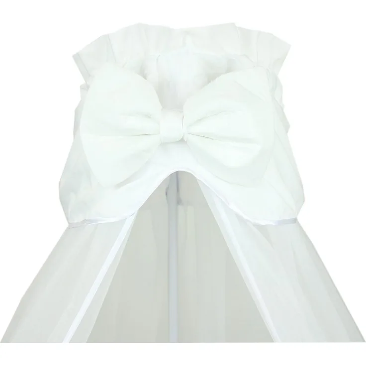 TupTam Betthimmel TupTam Babybett Himmel mit Schleife Transparent