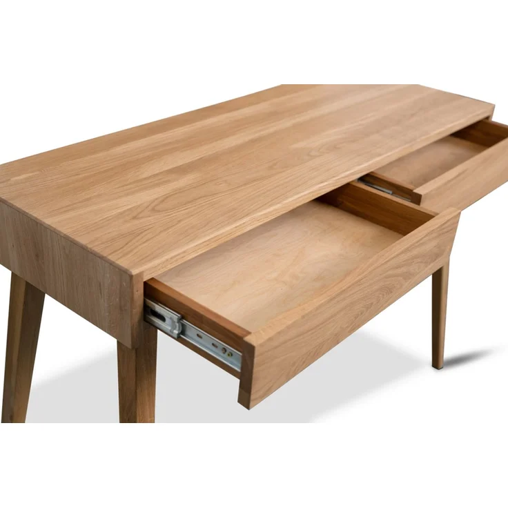 Schreibtisch Wildeiche Bürotisch Konsole Schminktisch – Bild 4