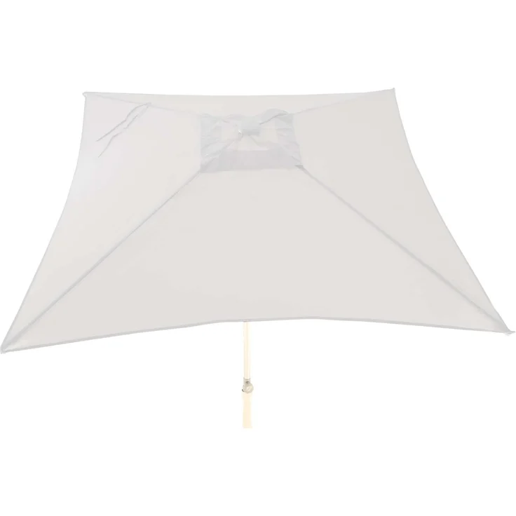 Outdoor Sonnenschirm Elba eckig weiß 200x150 – Bild 1