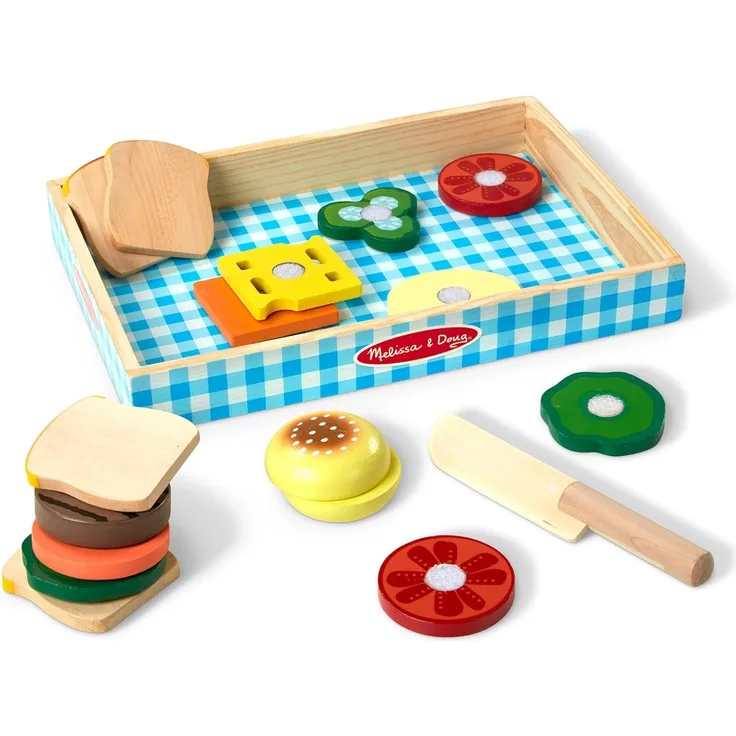 Melissa & Doug Sandwich-Spielset aus Holz
