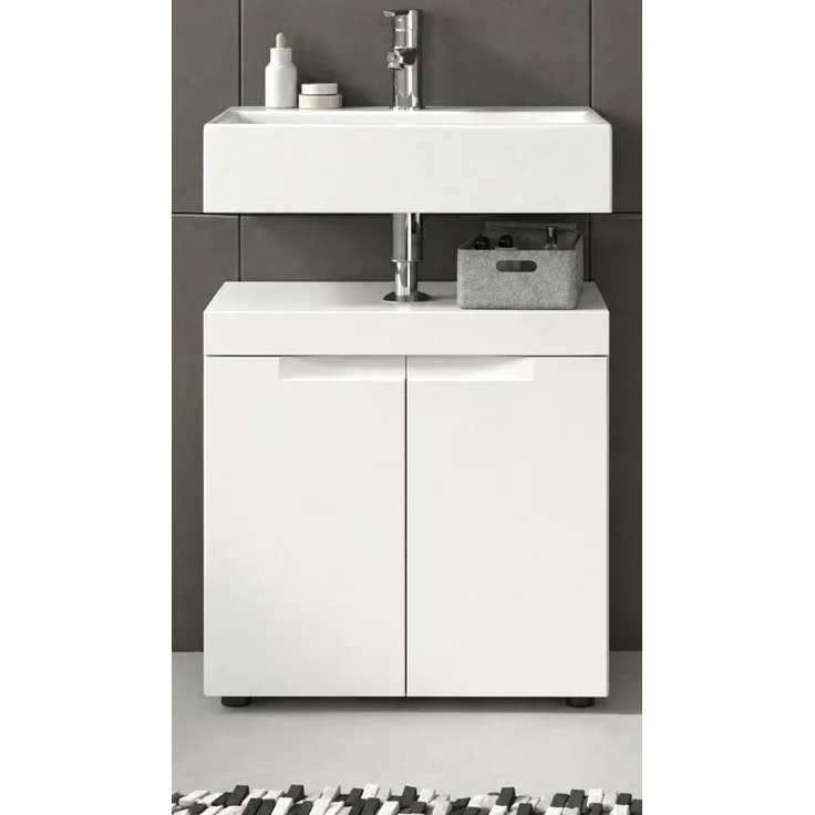 Waschbeckenunterschrank Gusto in weiß matt 60 cm – Bild 2