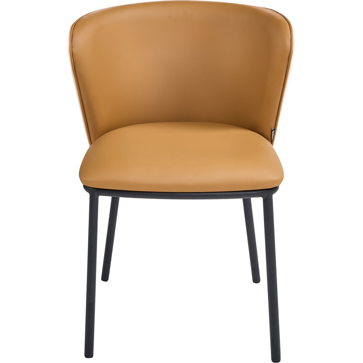 Esszimmerstuhl 2er Set HOSKIN Kunstleder Braun – Bild 5