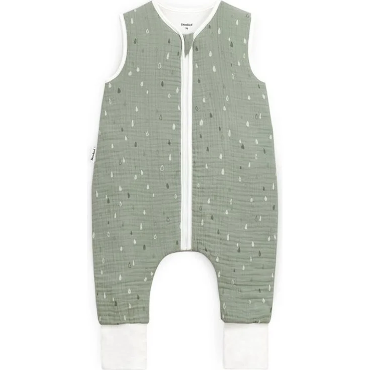 Ehrenkind Babyschlafsack Musselin Baby Schlafsack mit Füßen 2.5 TOG (Ganzjahres-Schlafsack mit Beinen, Mehr Bewegungsfreiheit zu jeder Jahreszeit), Schlafsack Baby, 100% hochwertige Bio-Baumwolle – Bild 4