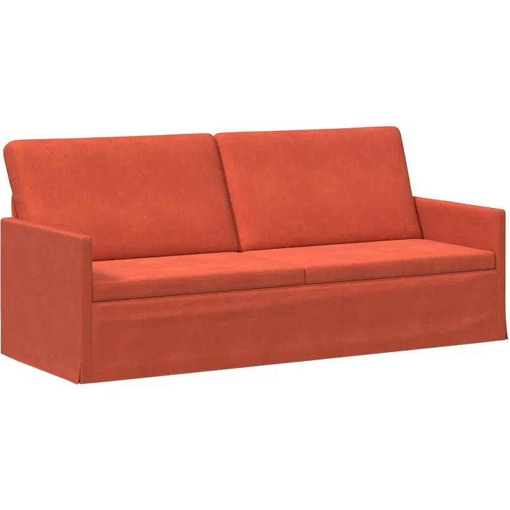 vidaXL Sofa-Set 2 pcs Rot-Orange Cordstoff 3433259 – Bild 5