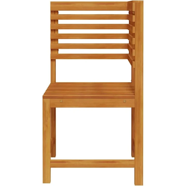 vidaXL Gartenstuhl Braun 50 x 50 x 91cm Massivholz Akazie 4107157 – Bild 3
