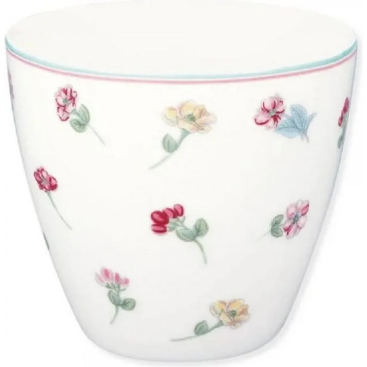 Greengate Tasse Latte Cup Lianca White