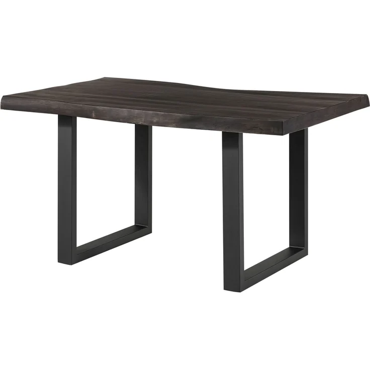 Baumtisch Mango 140x90x77 grau lackiert / U-Beine anthrazit matt FREEFORM 5 – Bild 10