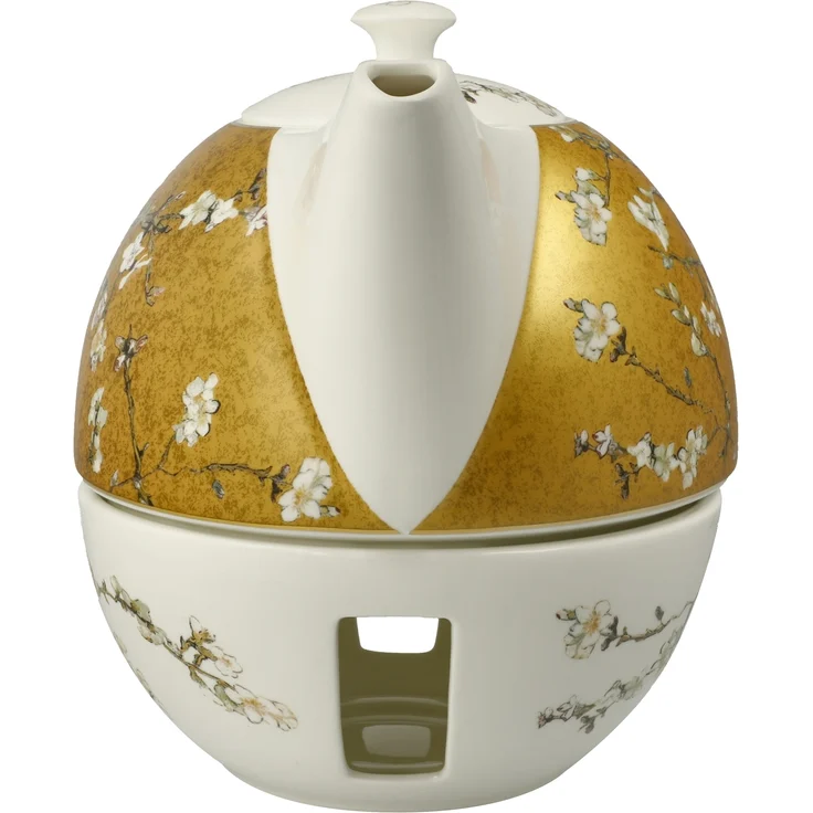 Goebel / Van Gogh- Mandelbaum,Teekanne mit Stövchen,24,5cm x 16,0cm x 19,0cm / Fine Bone China / 24,5cm x 16,0cm x 19,0cm – Bild 5