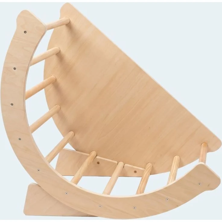 Relaxdays Kletterbogen Holz mit Kissen – Bild 6