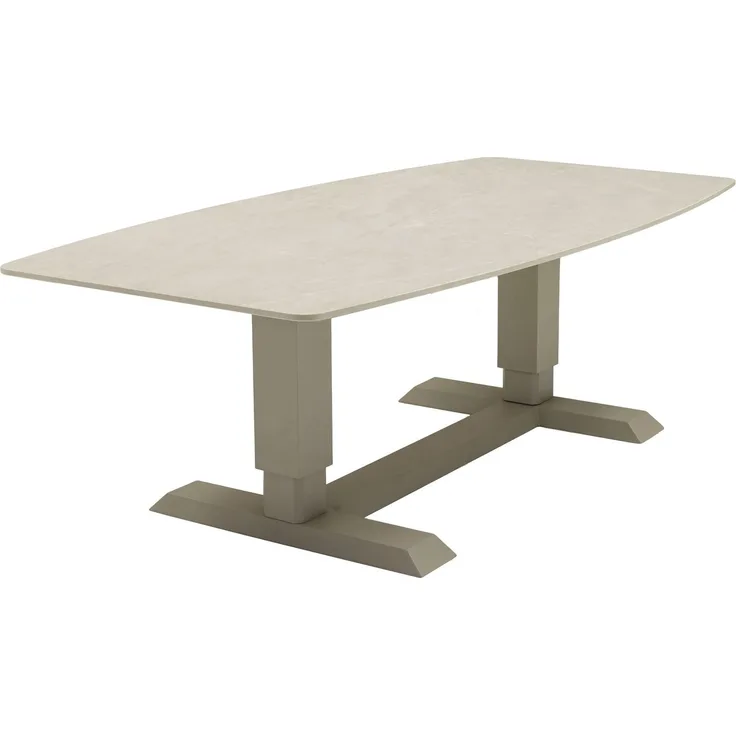 LC Garden »Terrano« Gartentisch 180cm höhenverstellbar Lifttisch Taupe