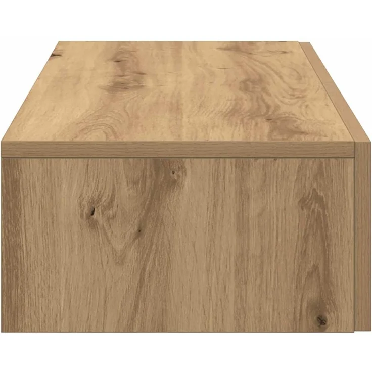 Wandregal, Bücherregal Wand mit Schubladen Artisan-Eiche 80 x 33 x 17 cm Holzwerkstoff – Bild 5