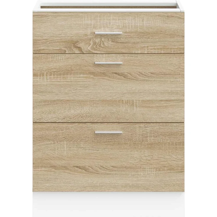 vidaXL Küchenunterschrank Lyon Sonoma-Eiche Holzwerkstoff 854252 – Bild 4