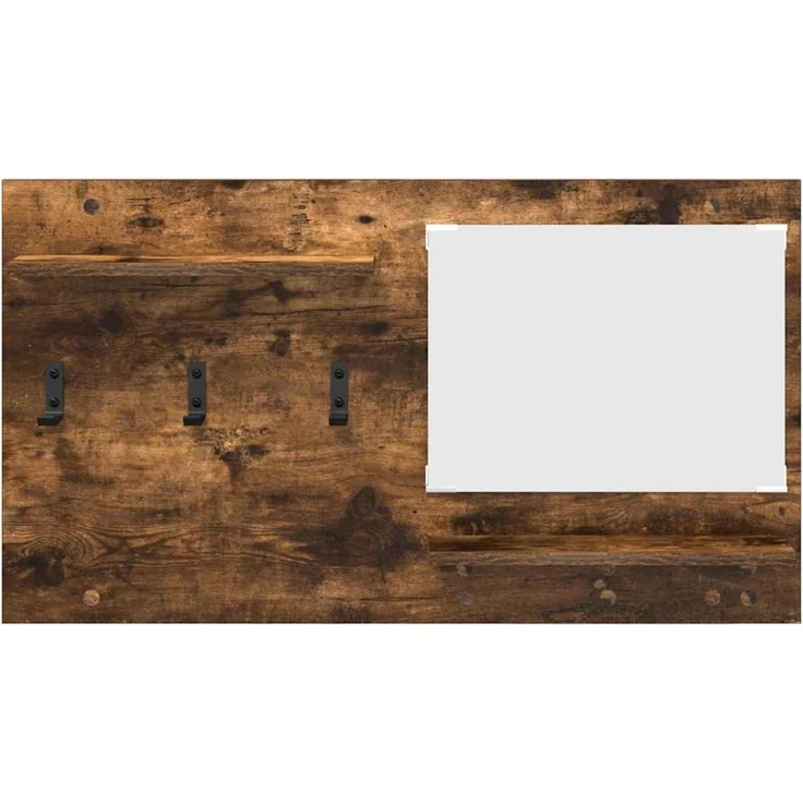vidaXL Wandmontierter nachttisch Geräucherte Eiche 90 x 10 x 50 cm 874519 – Bild 5