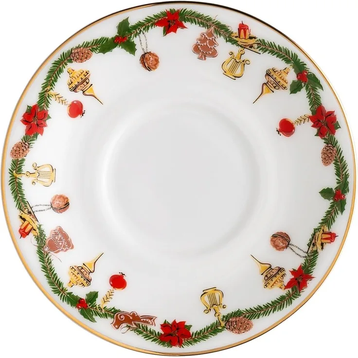 Espresso-Untertasse Nora Christmas Hutschenreuther Espressotasse, Spülmaschinengeeignet
