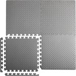 Bodenschutzmatten EXTRA DICK ( Anthrazit ) "Pool" 52x52cm ( 4 Stück )