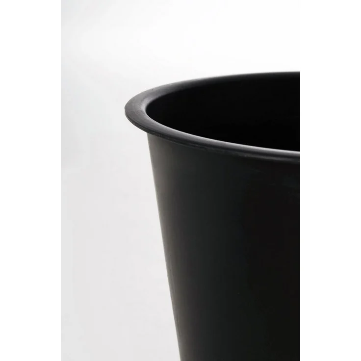 VIVANNO Pflanzeinsatz Kunststoff EINSATZ Rund Rund, Schwarz Matt 24x24x24 cm – Bild 3