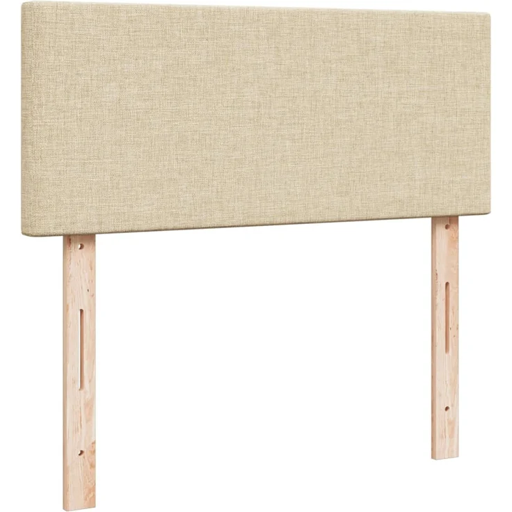 vidaXL Boxspringbett mit Matratze Creme 120x200 cm Stoff 3285853 – Bild 7