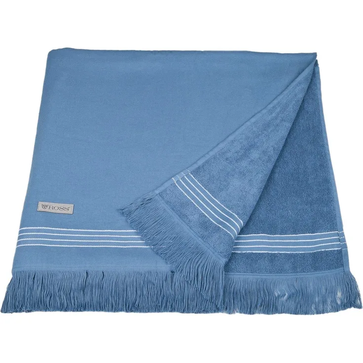 ROSS Hamamtuch Hamam, Hamam Frottier (Packung, 1-St), idealer Begleiter für Strand, Sauna oder Wellnessbereich