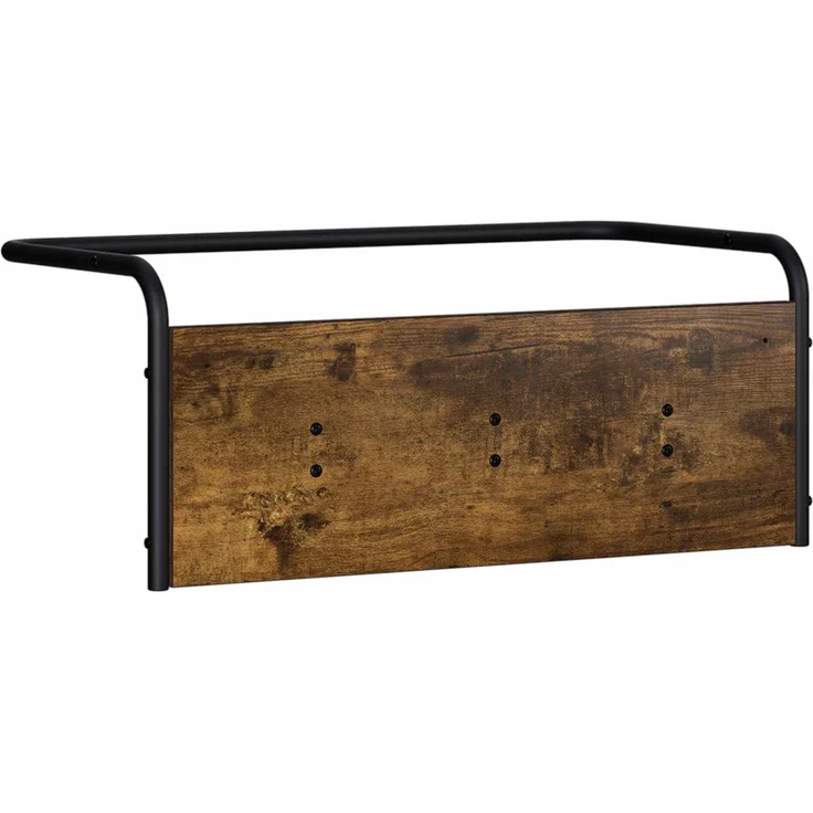 vidaXL Garderobenständer 60 x 30 x 25 cm Räuchereiche Holzwerkstoff 8014084 – Bild 4