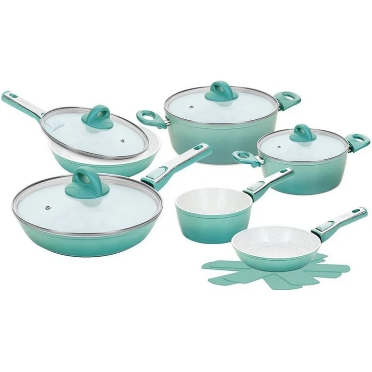 Genius Pfannen-Set Cerafit Revolution Deluxe-Set 12-tlg, Keramik (Kochtopf- und Pfannenset, 12 tlg), spülmaschinengeeignet, für alle Herdarten geeignet – Bild 5