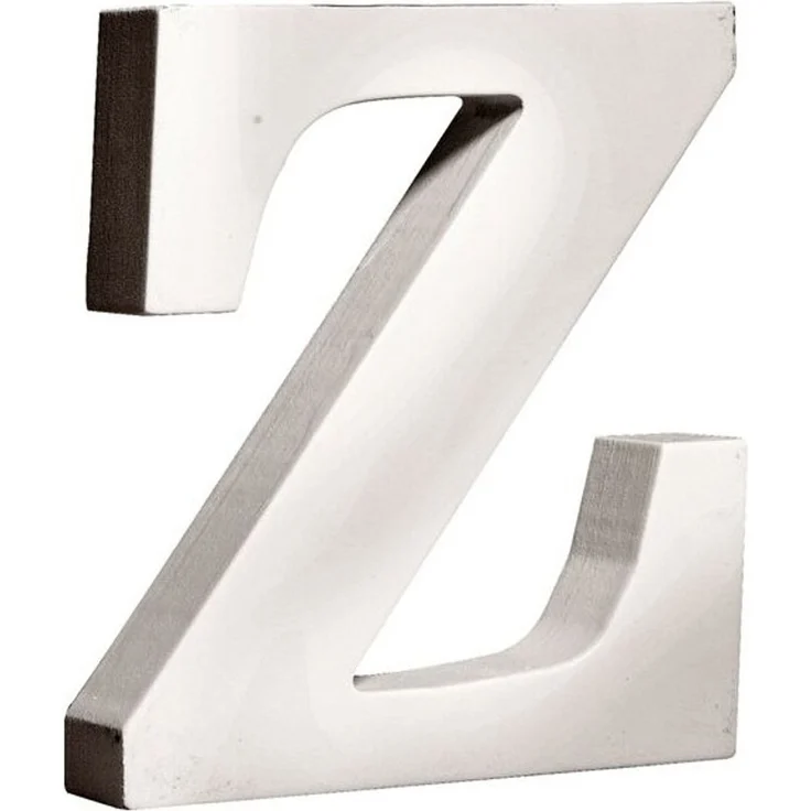 MDF Buchstabe Z, FSC 100%, 9,7x2x11cm, weiß
