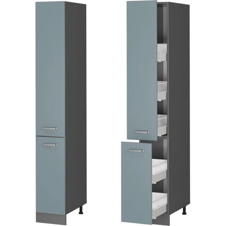 Apothekerschrank R-Line Blau-Grau 30 cm Vicco – Bild 5