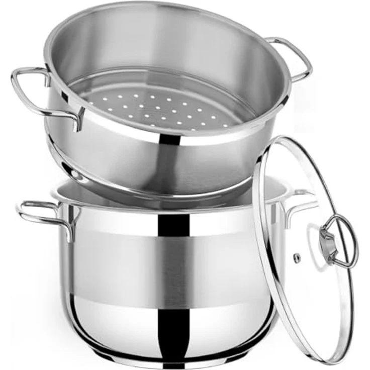 Urban Living 12 Liter Couscous-Topf Ø 28 cm Edelstahl Kochtopf 31322 – Bild 3