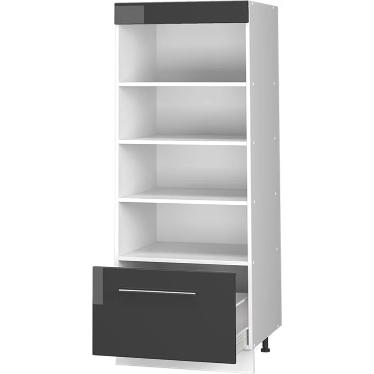 Küchenregal Fame-Line Anthrazit Hochglanz/Weiß 60 cm Vicco – Bild 6