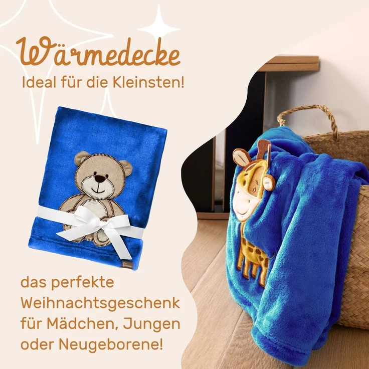 Wohndecke Warme Kuscheldecke Babydecke Blanket Baby Geschenk BE20-168, Be Mammy – Bild 3