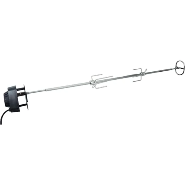 SANTOS Magnetischer Drehspieß für SANTOS S-518 & Free S-510, elektrische Rotisserie mit Edelstahlspieß und Magnethalterung – Bild 2