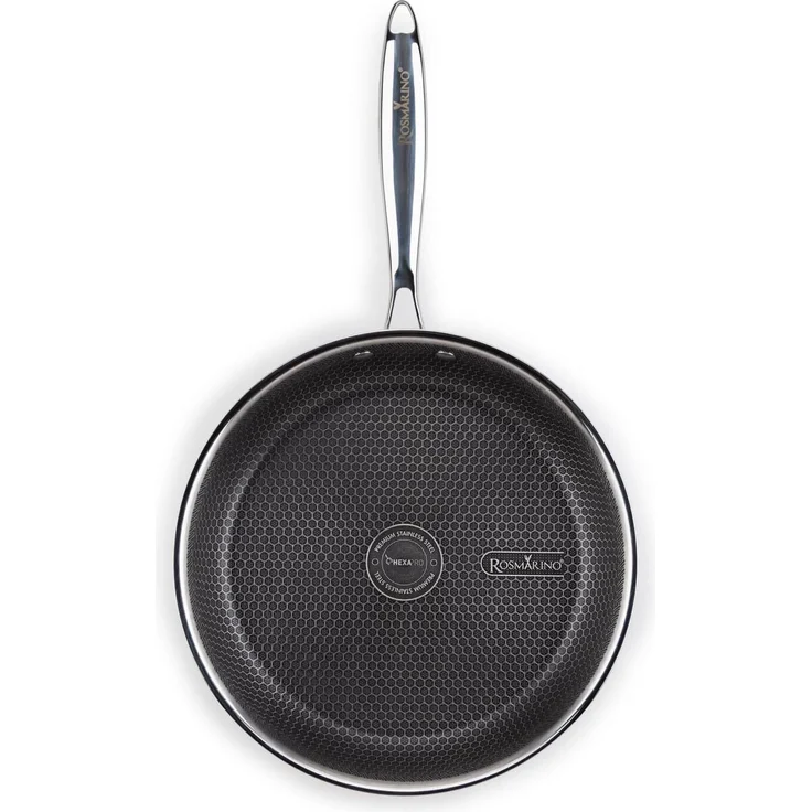 ROSMARINO BRATPFANNE HEXAPRO Edelstahl Silber (H 5 x T 50 x B 24 cm) – Bild 3
