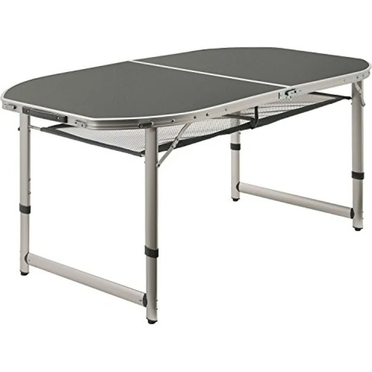CampFeuer Campingtisch für 6 Personen, 150 x 80 cm, faltbar, höhenverstellbar – Bild 1